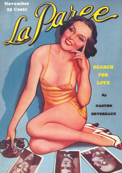 Pin Up - Girl in Yellow Lingerie - Unknown - 1935