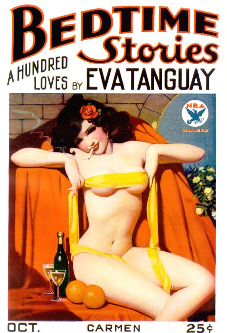 Pin Up - Nude Girl with Ribbon - 1933