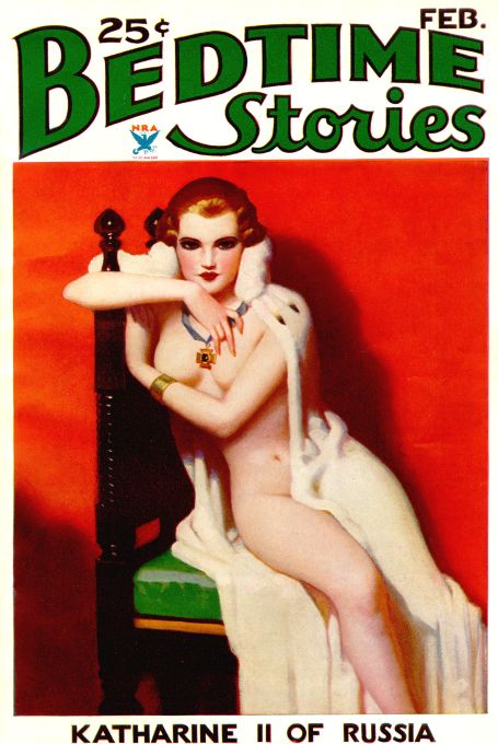 Pin Up - Redhead Girl in Robe - 1934
