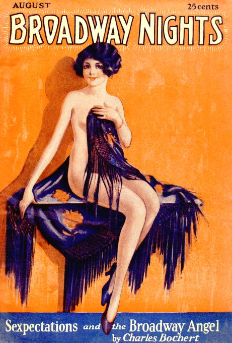 Pin Up - Nude Girl with Shawl - 1928