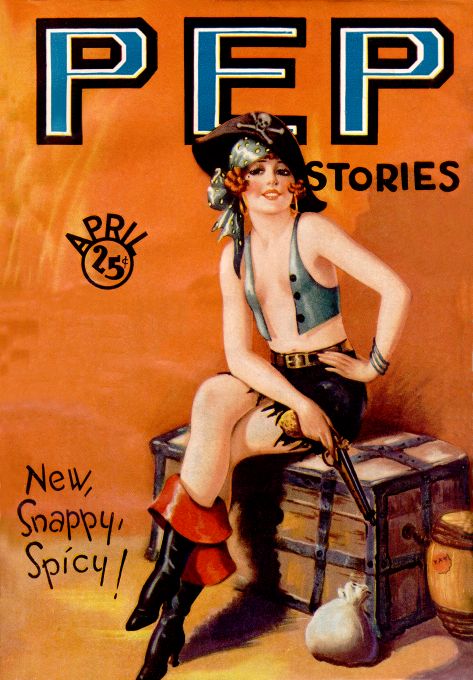 Pin Up - Redhead Pirate Girl - 1929