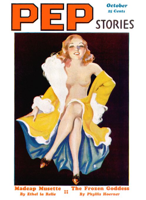 Pin Up - Naked Girl with Robe - 1932