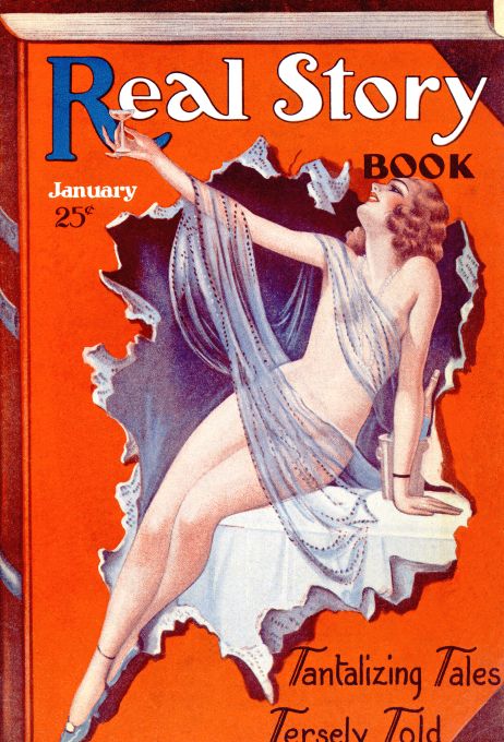 Pin Up - Nude Girl with Scarf - 1929