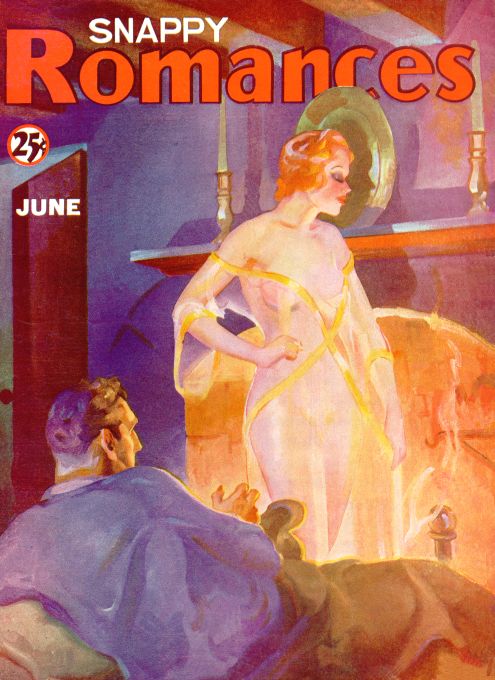 Pin Up - Girl By Fireplace - 1935