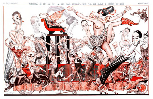 Pin Up - Mardi Gras - Valdes - 1926