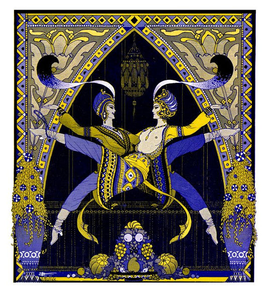 Pin Up - Two Girls Dancing  - Vallee - 1913