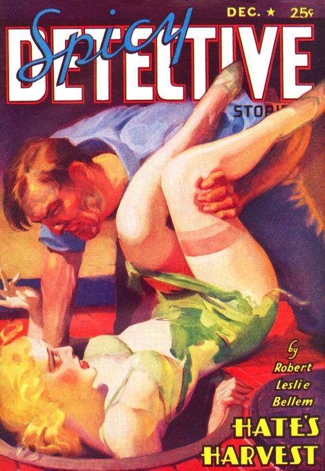 Pin Up - Blonde Girl Assaulted by Man - Ward - 1937